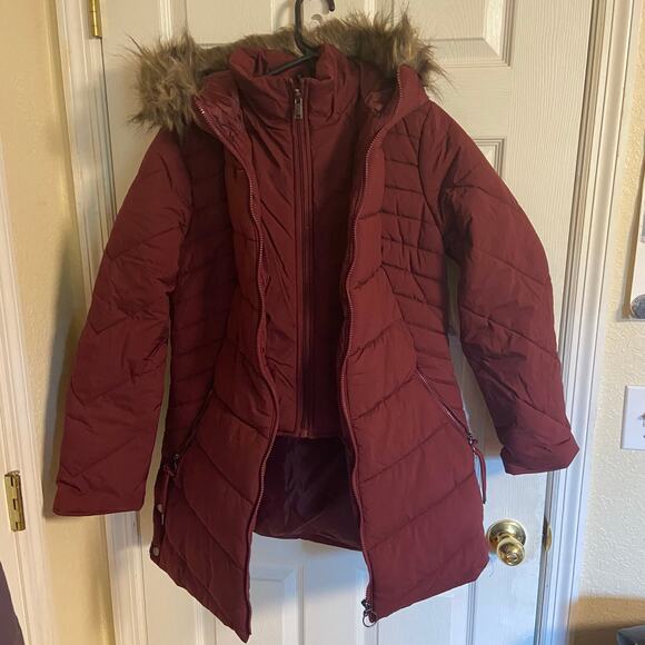 Maralyn And Me Hooded Heavyweight Womens Juniors Puffer Jacket, Sz M -- NWT - Picture 5 of 14